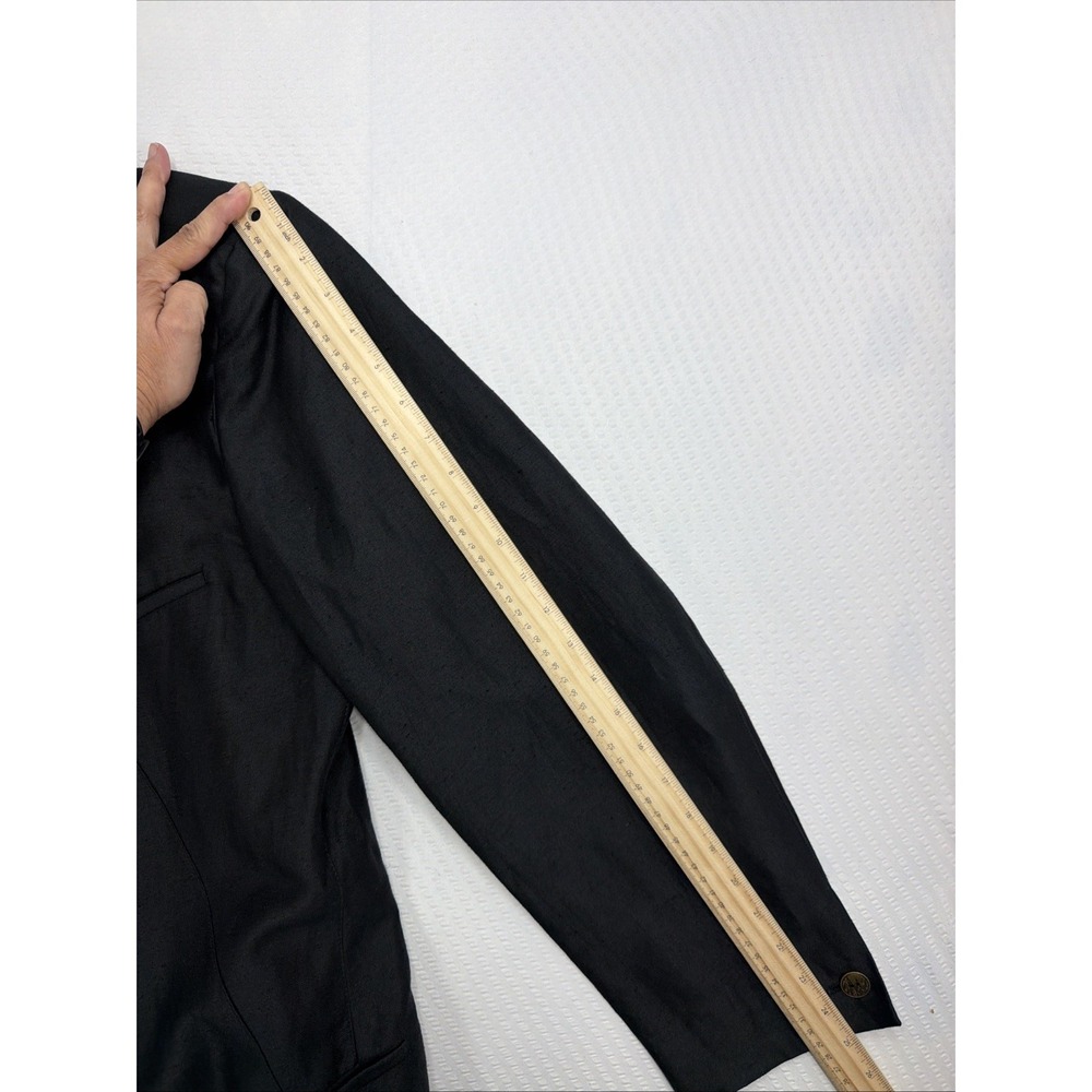 Archival 80-90 Marithe Francois Girbaud Momento Due Slub Jacket Linen Blend IT50 - Picture 14 of 16